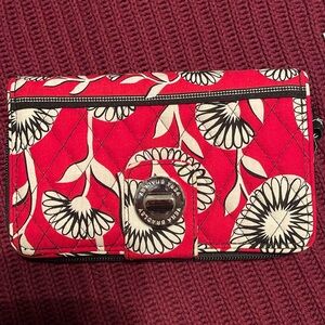 Vera Bradley Red Floral Wallet